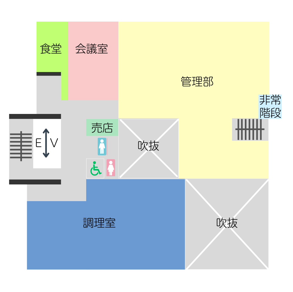 2F施設マップ