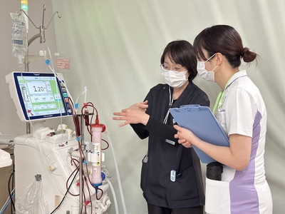 透析室4日目